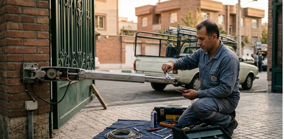 تعمیر جک پارکینگ تهران کرکره