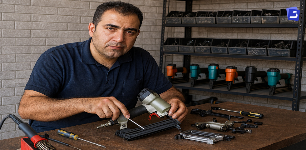 بهترین مراکز تعمیر میخکوب و منگنه کوب بادی در تهران